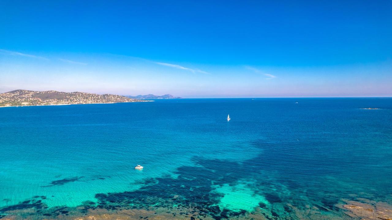 Superbe Villa, Incroyable Vue Mer, Piscine Chauffee, Climatisee Sainte-Maxime Ngoại thất bức ảnh