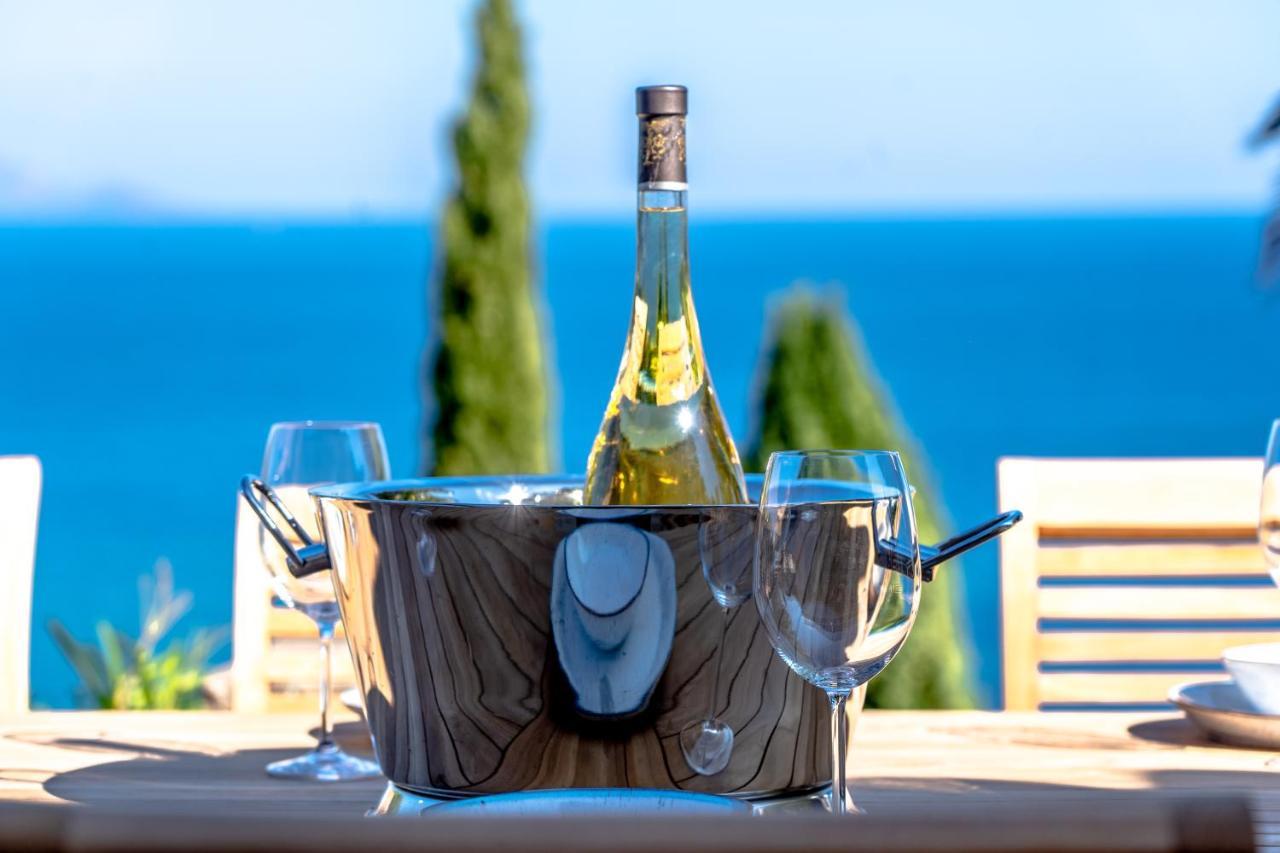 Superbe Villa, Incroyable Vue Mer, Piscine Chauffee, Climatisee Sainte-Maxime Ngoại thất bức ảnh