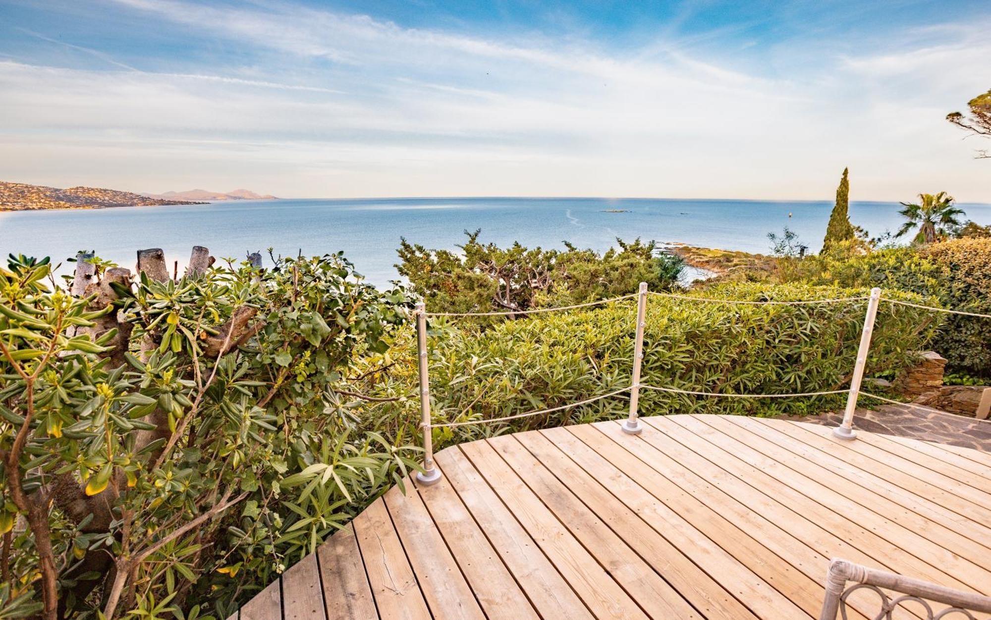 Superbe Villa, Incroyable Vue Mer, Piscine Chauffee, Climatisee Sainte-Maxime Ngoại thất bức ảnh