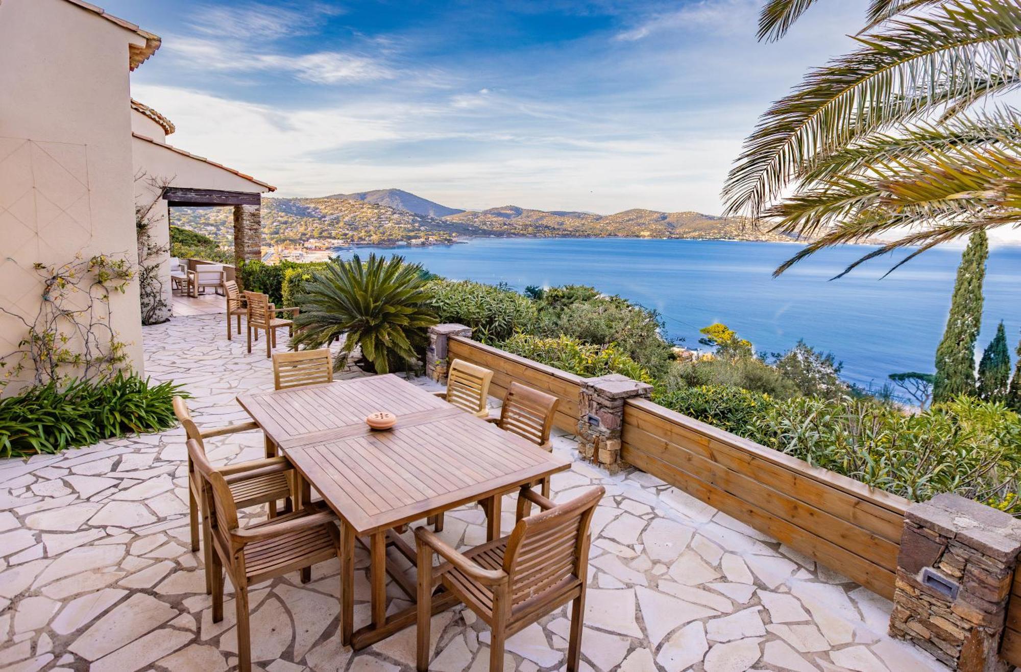 Superbe Villa, Incroyable Vue Mer, Piscine Chauffee, Climatisee Sainte-Maxime Ngoại thất bức ảnh