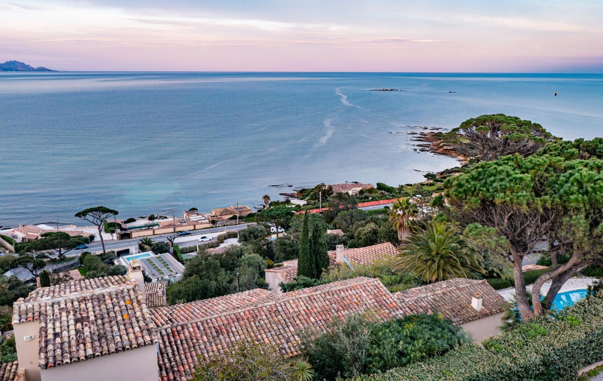 Superbe Villa, Incroyable Vue Mer, Piscine Chauffee, Climatisee Sainte-Maxime Ngoại thất bức ảnh